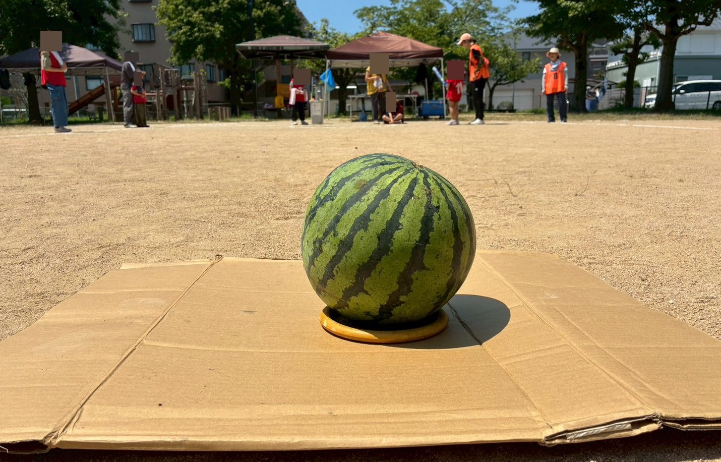 第5回　スイカ割りで対決☆