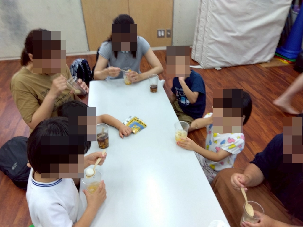 フルーツポンチを食べたよ！