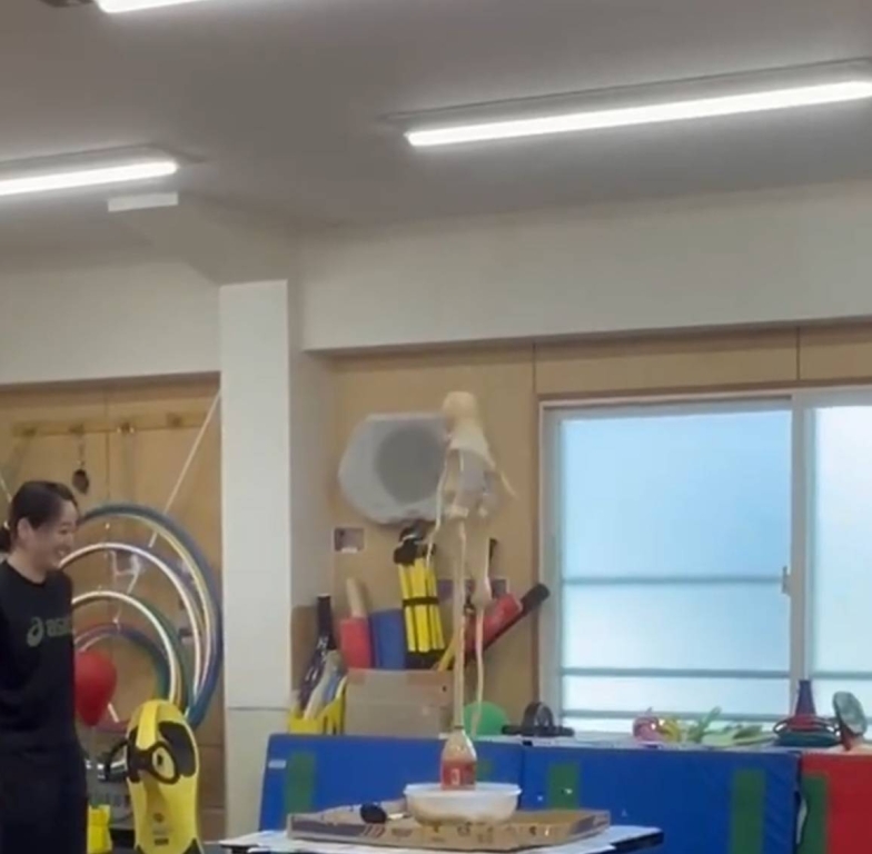 コーラが大噴火！
