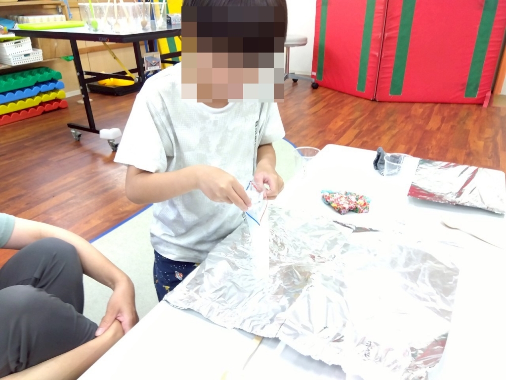 冷却パック体験