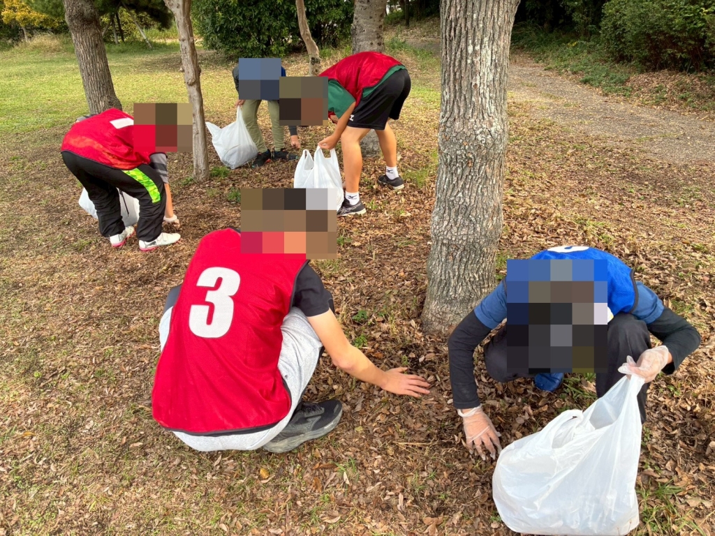 ミッション②「公園掃除し、報酬をゲットしよう！」
