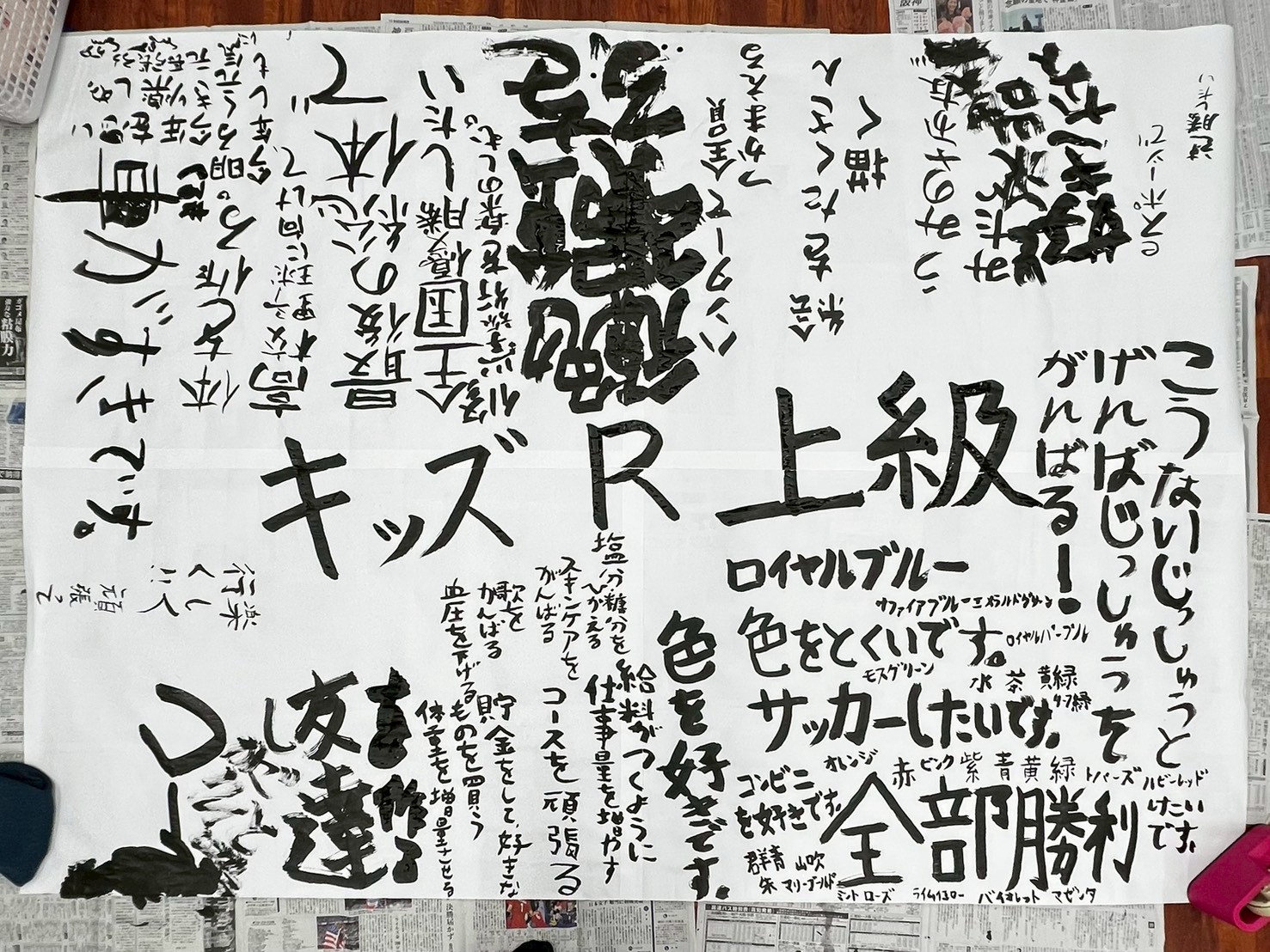 新年！正月遊びとみんなの抱負