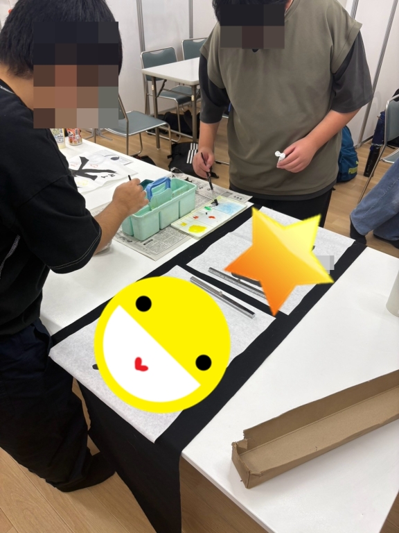 書道に挑戦💪